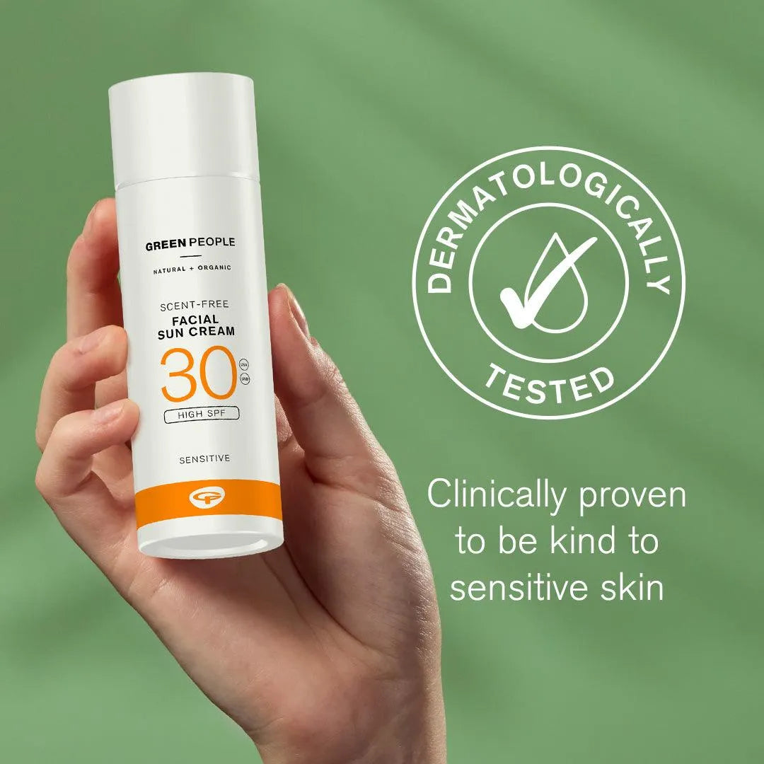 Green People - Facial Sun Cream - SPF30 - 50Ml - Ready Sweat Go