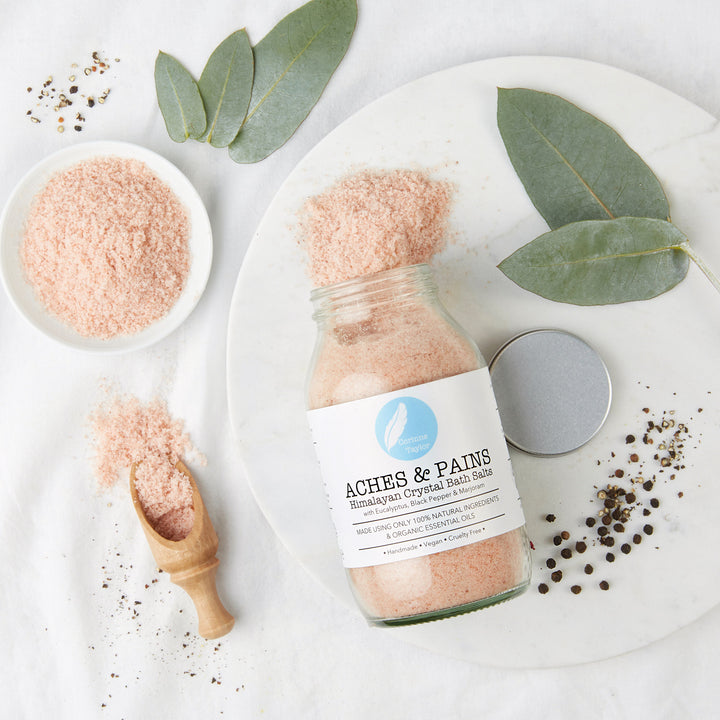 Corrine Taylor - Aches & Pains Himalayan Bath Salts - 600g Bottle - From Ready Sweat Go