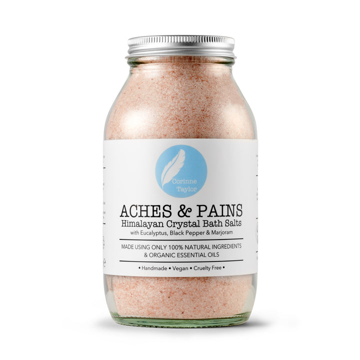 Corrine Taylor - Aches & Pains Himalayan Bath Salts - 600g Bottle - From Ready Sweat Go