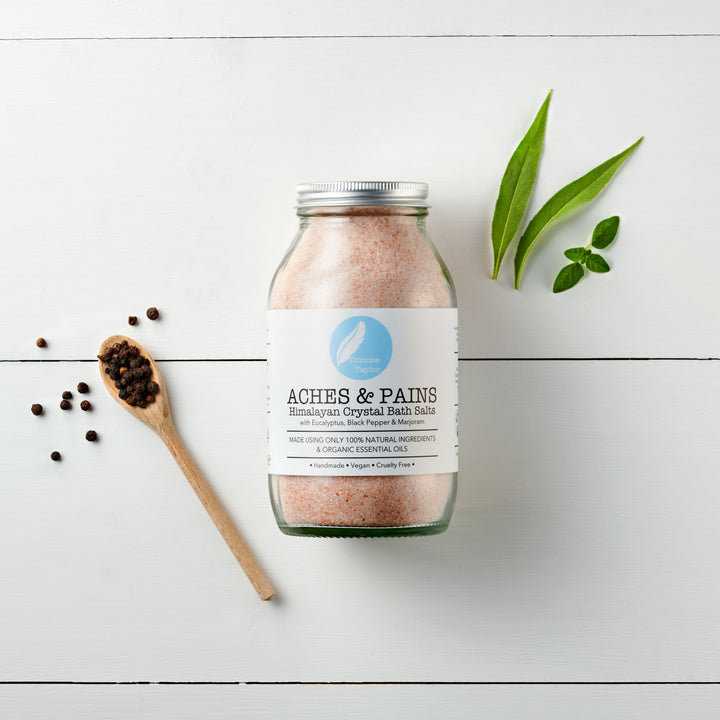 Corrine Taylor - Aches & Pains Himalayan Bath Salts - 600g Bottle - From Ready Sweat Go
