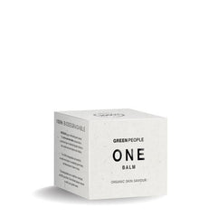 Green People ONE Balm organic skin saviour in white biodegradable packaging