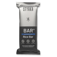 STYKR BAR50 Date Almond Sea Salt Rice Bar, vegan gluten free endurance energy snack