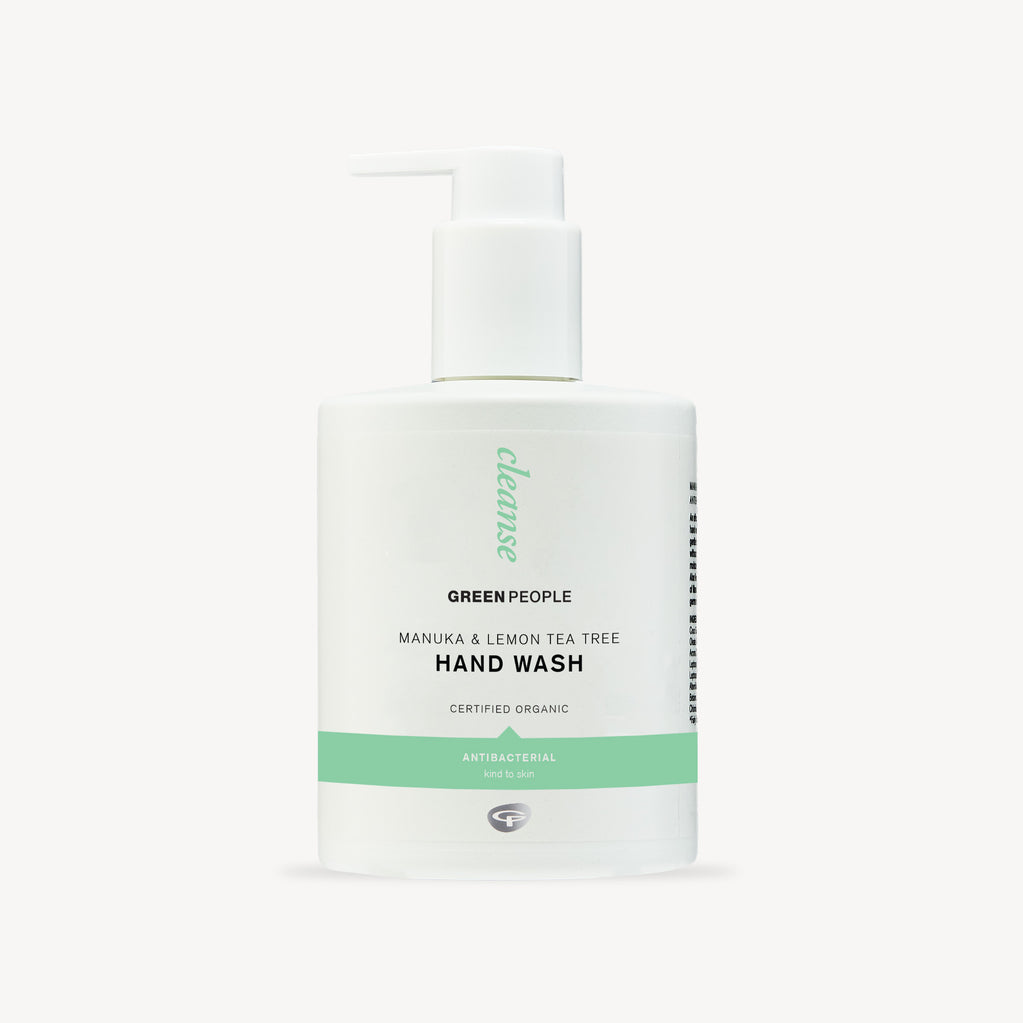 Green People Manuka & Lemon Tea Tree Hand Wash 300ml antibacterial organic pump bottle