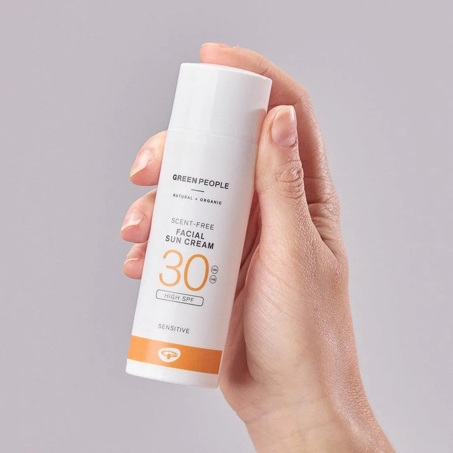 Green People - Facial Sun Cream - SPF30 - 50Ml - Ready Sweat Go