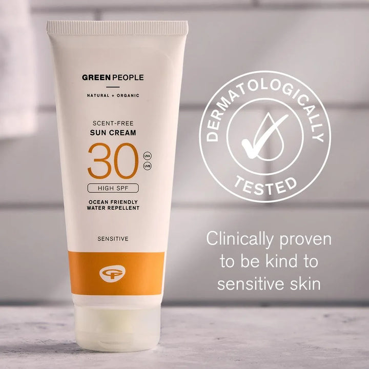 Green People - Scent Free Sun Cream - SPF30 - 200ml - Ready Sweat Go