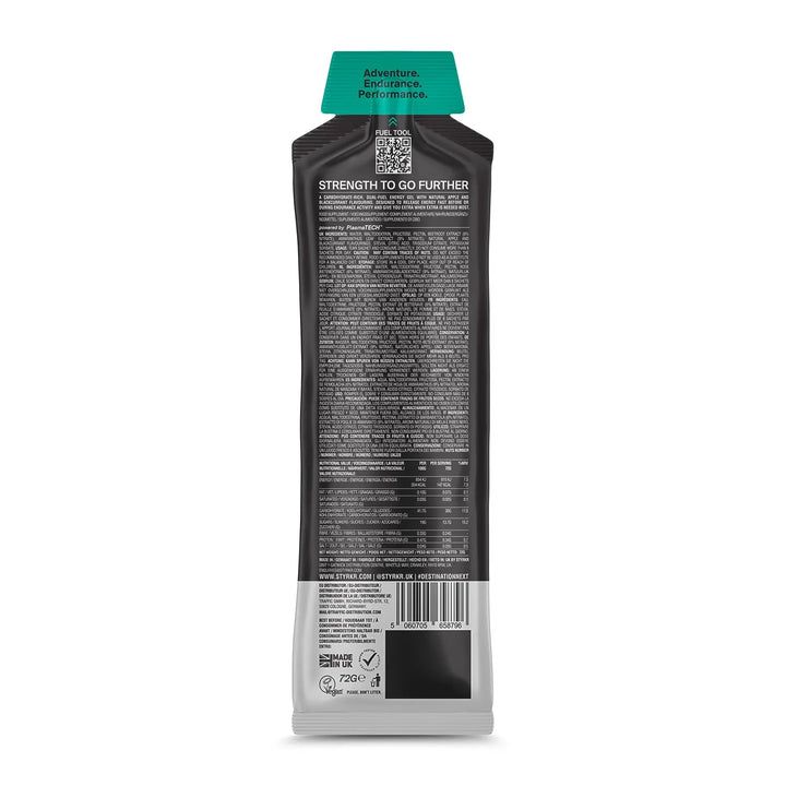 Styrkr - GEL30 Energy Gel - Caffeine+ Nitro+ & L-Citrulline - From Ready Sweat Go