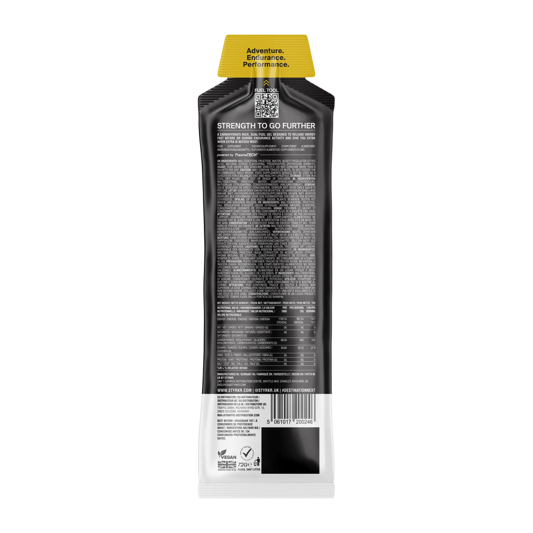 Styrkr - GEL50 Energy Gel - Citrus & Berry - From Ready Sweat Go