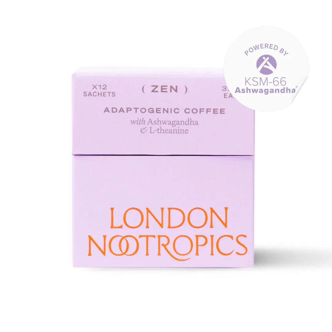London Nootropics Zen adaptogenic coffee box with Ashwagandha and L-theanine