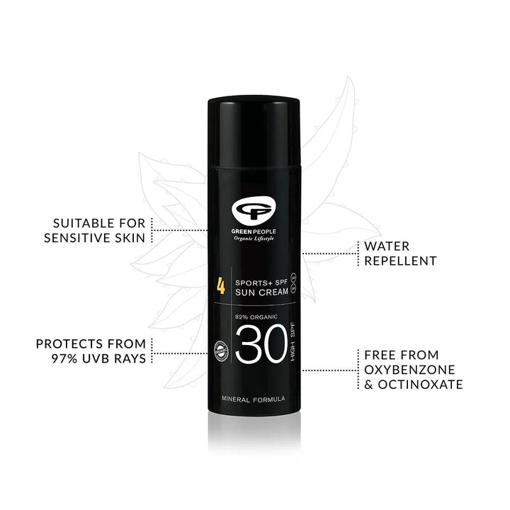 Green People - Gents No.4 Sports+ SPF 30 - 50ml - Ready Sweat Go