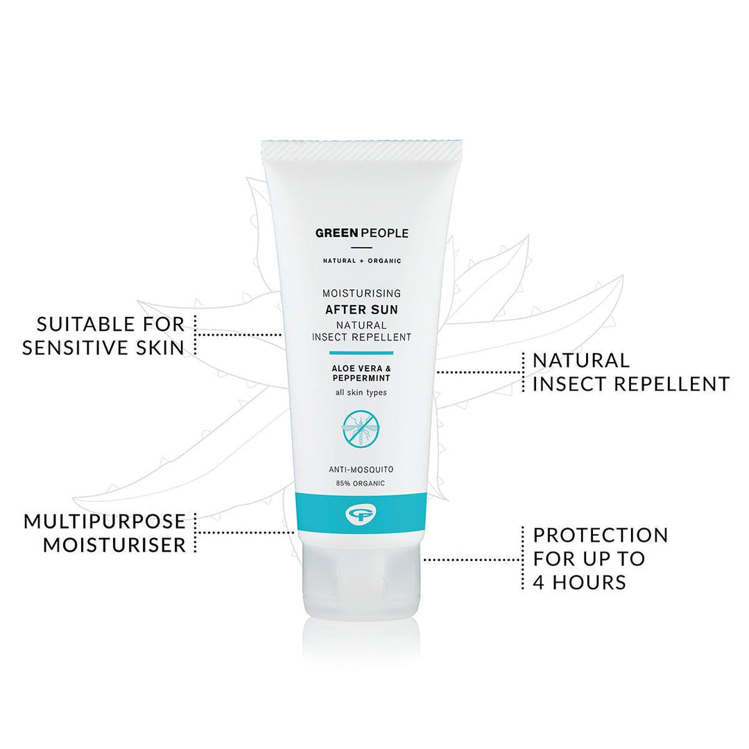 Green People Moisturising After Sun with Insect Repellent - 100ml - Ready Sweat Go