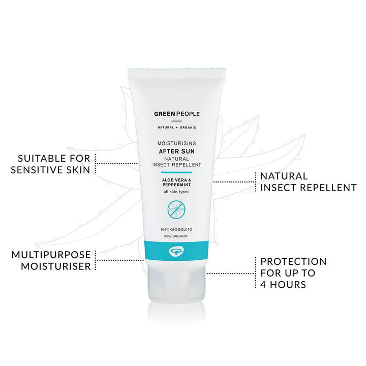 Green People Moisturising After Sun with Insect Repellent - 100ml - Ready Sweat Go