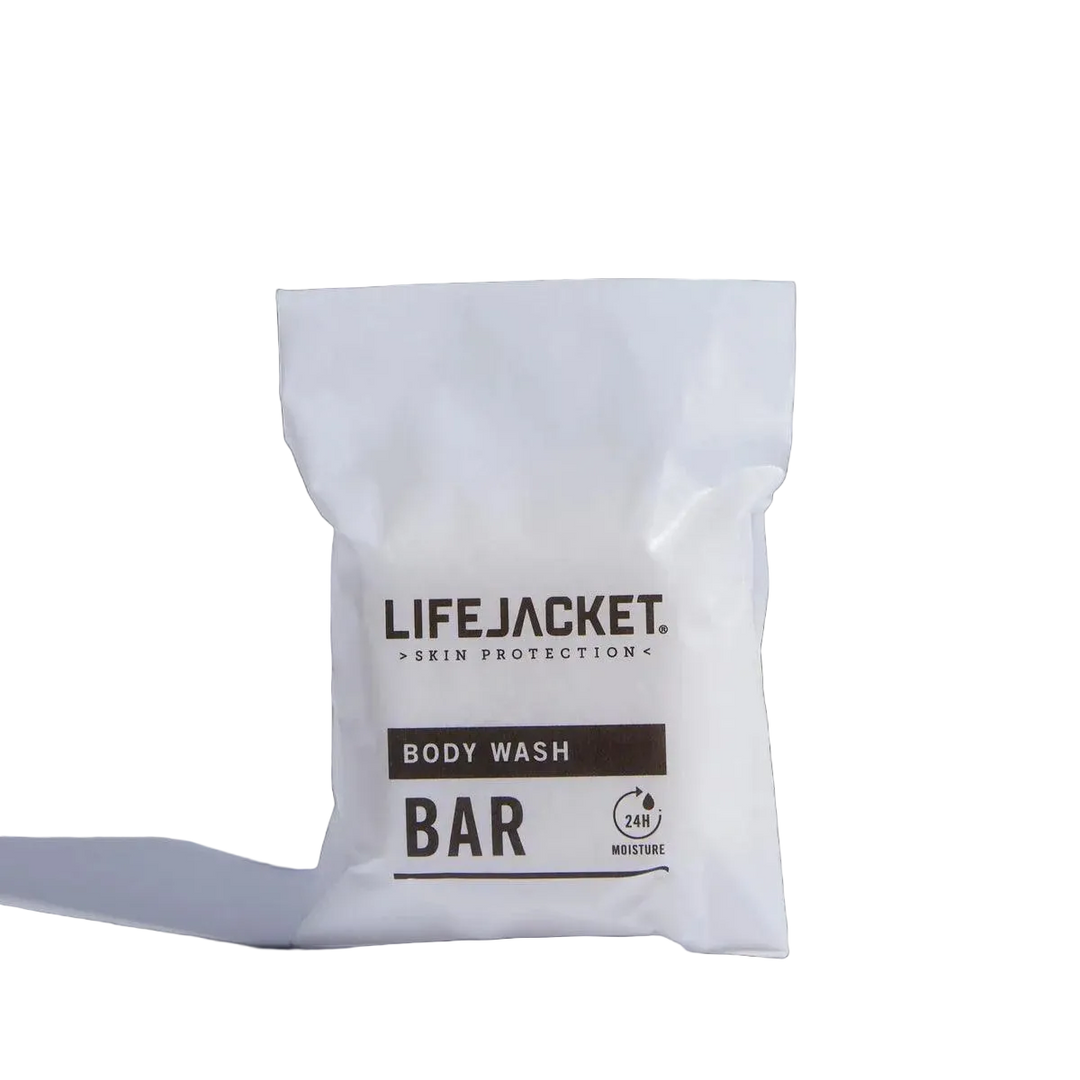 LifeJacket Body Wash Bar 50g refill packaging cut-out