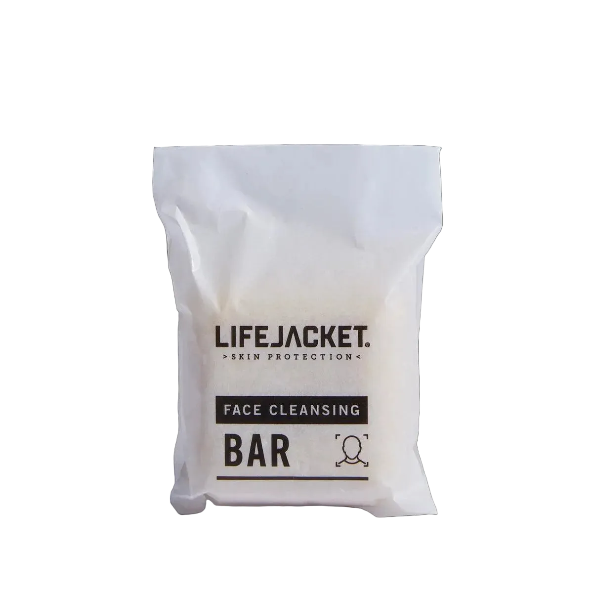 LifeJacket Face Cleansing Bar 50g refill packaging cut-out