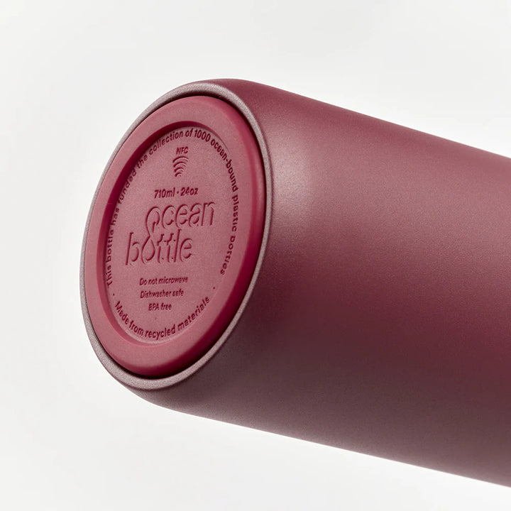 Ocean Bottle Peak Go – 710ml Insulated Water Bottle with Straw