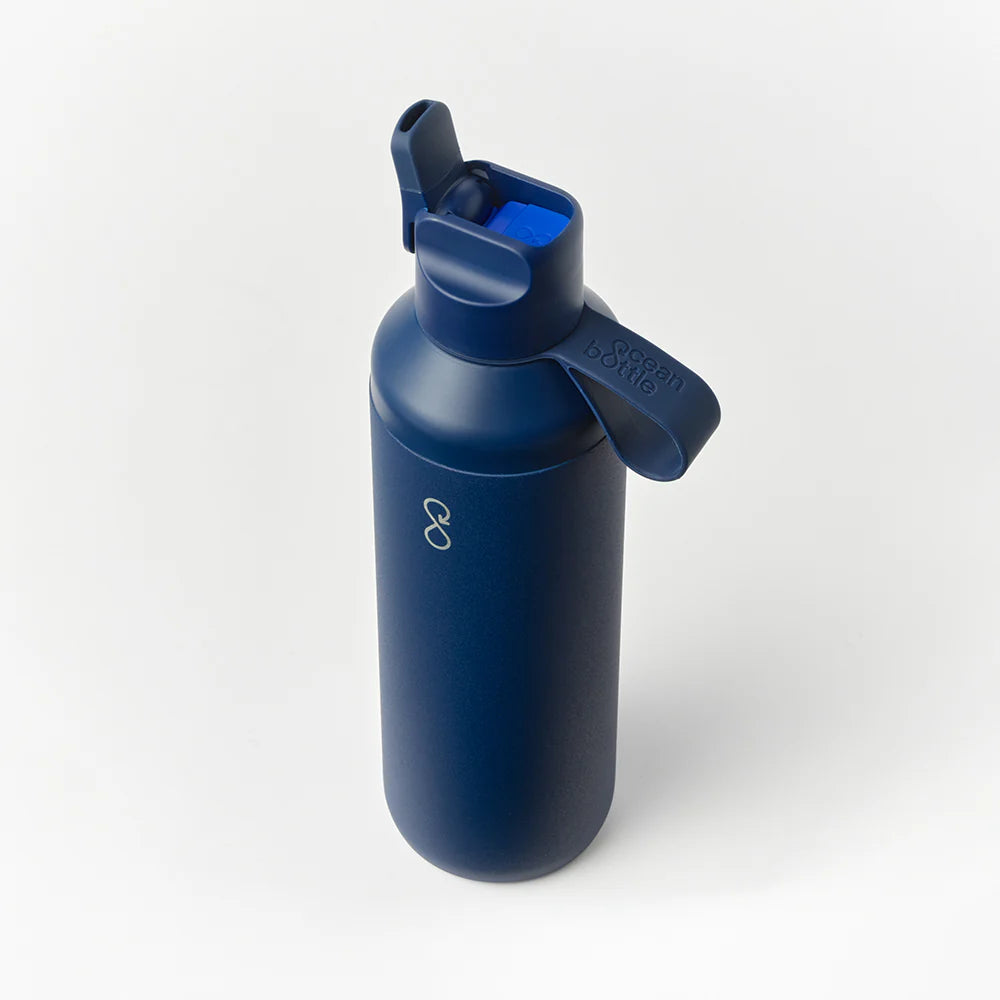 Ocean Bottle Peak Go – 710ml Insulated Water Bottle with Straw