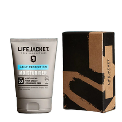 LifeJacket Daily Protection Moisturiser SPF30 100ml with retail box cut-out