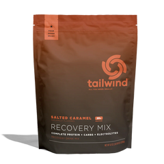 Tailwind Salted Caramel Recovery Mix protein and electrolyte drink powder pouch