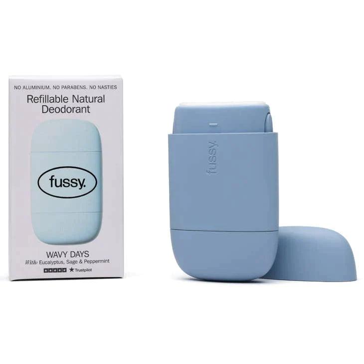 Fussy - Refillable Natural Deodorant - Starter Pack - Ready Sweat Go