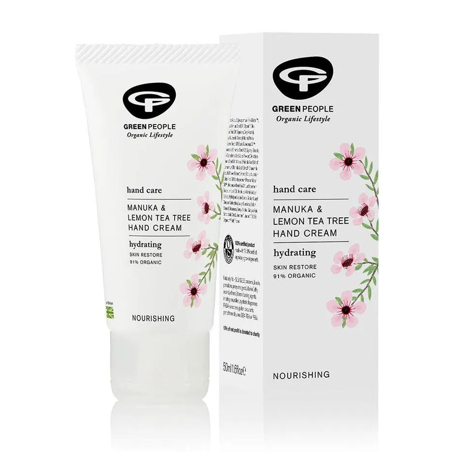 Green People - Manuka & Lemon Tea Tree Hand Cream - 50ml - Ready Sweat Go