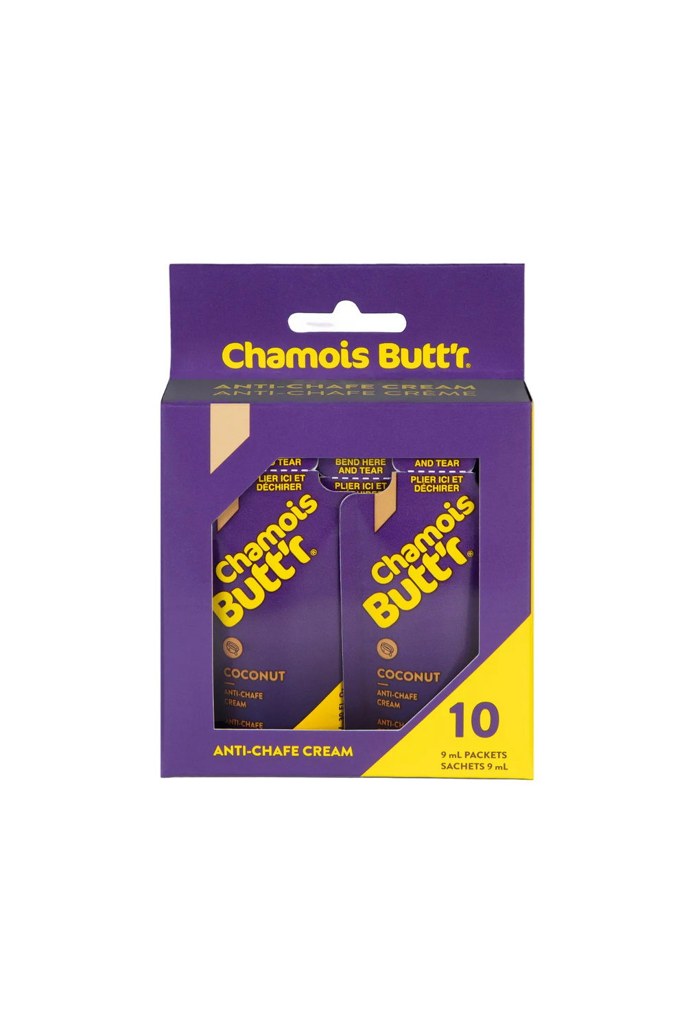 Chamois Butt'r Coconut Anti-Chafe 10 pack of 9ml sachets