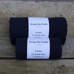 Keep The Faith London - Game Changer Towel - Mayfair Navy - Ready Sweat Go
