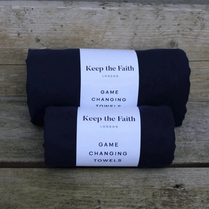 Keep The Faith London - Game Changer Towel - Mayfair Navy - Ready Sweat Go