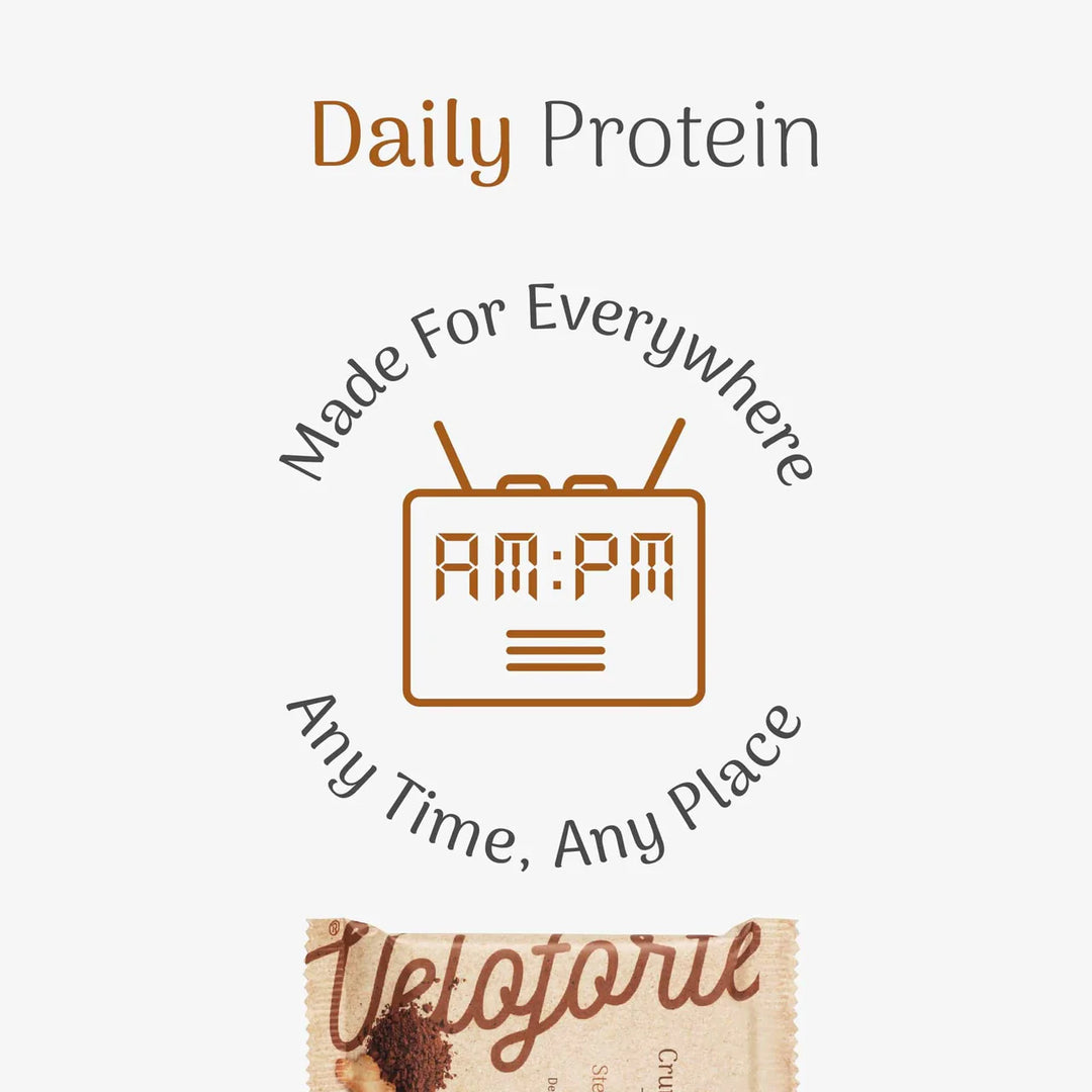 Veloforte - Cocoa & Stem Ginger- Protein Crunch Bar