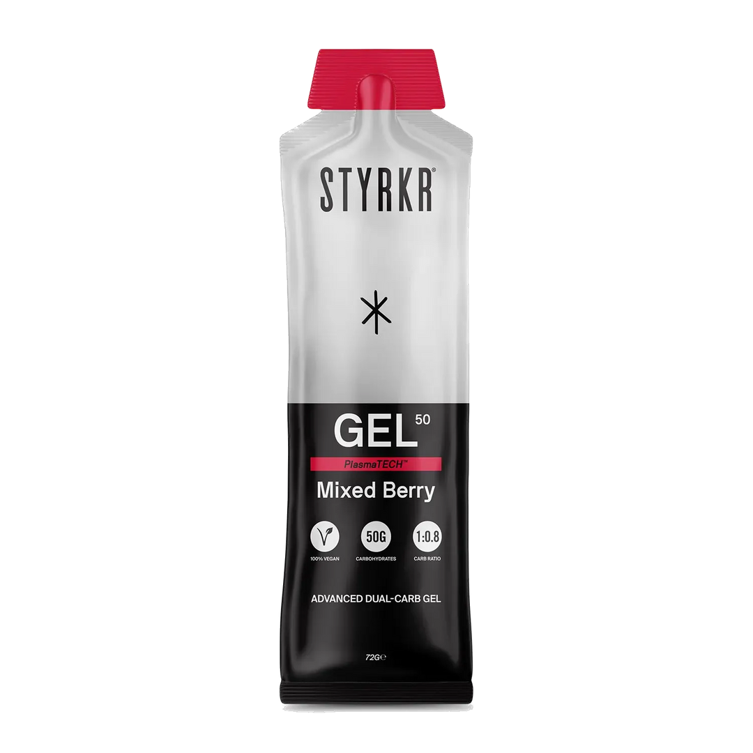 Styrkr - GEL50 Energy Gel - Citrus &amp; Berry product image on transparent background