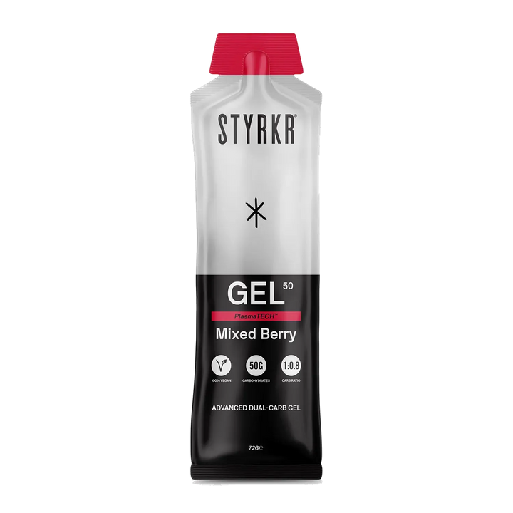 Styrkr - GEL50 Energy Gel - Citrus &amp; Berry product image on transparent background