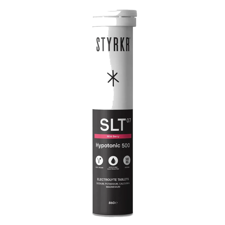 Styrkr - SLT07 Electrolyte - Mild Berry and Citrus Flavours product image on transparent background