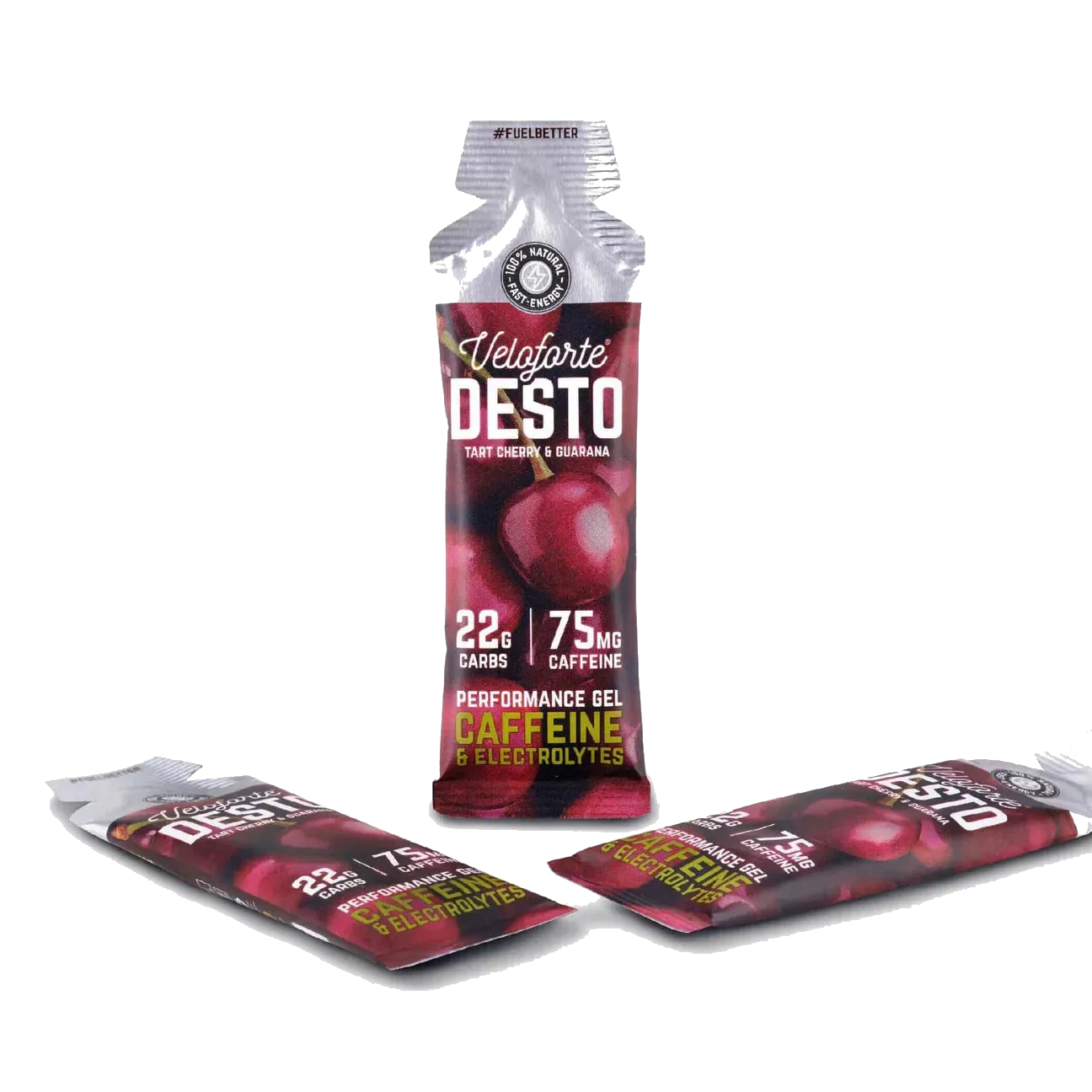 Veloforte - Desto - Tart Cherry with Caffeine Energy Gel