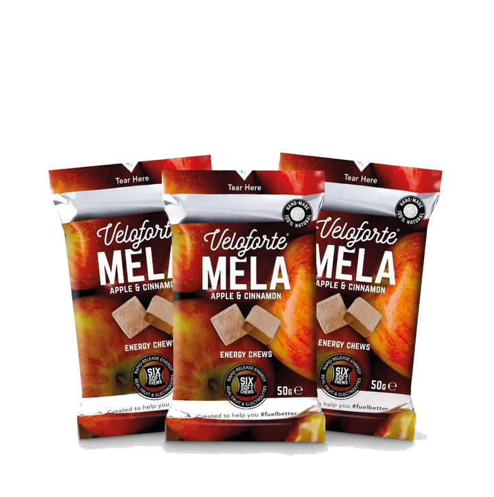Veloforte - Mela - Apple &amp; Cinnamon Energy Chews product image on transparent background
