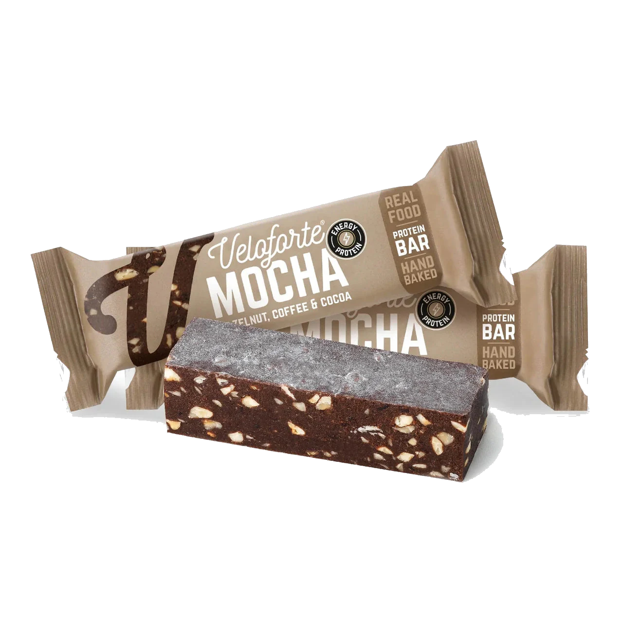 Veloforte - Mocha - Dates, Hazelnut, Coffee & Cocoa Energy & Protein Bar