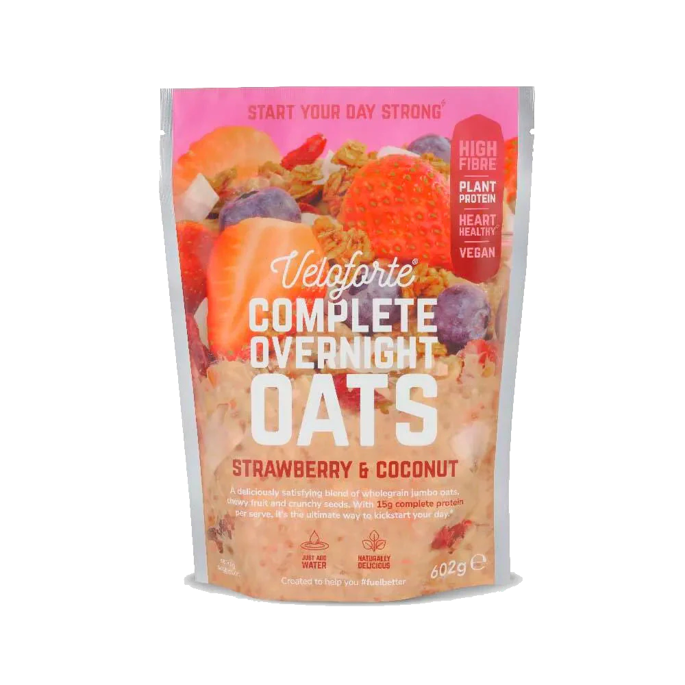 Veloforte - Overnight-Oats -Strawberry & Coconut