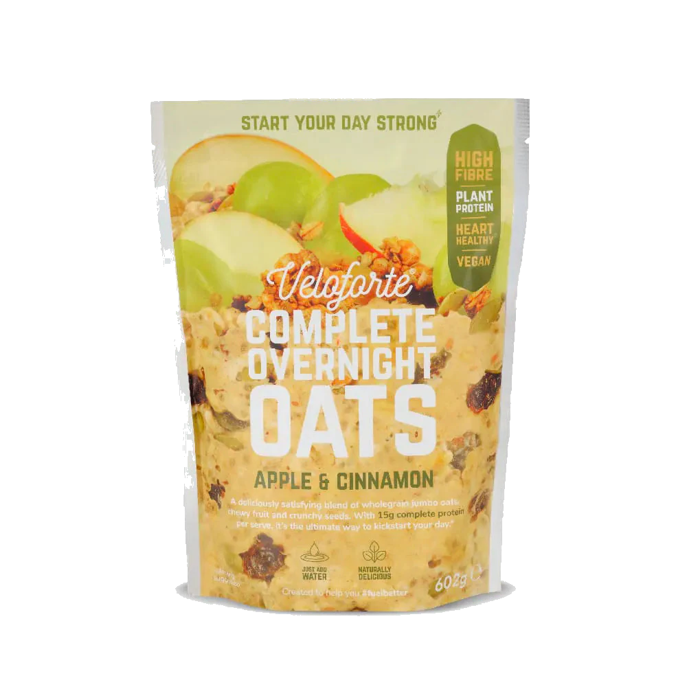 Veloforte - Overnight-Oats - Apple &amp; Cinnamon product image on transparent background