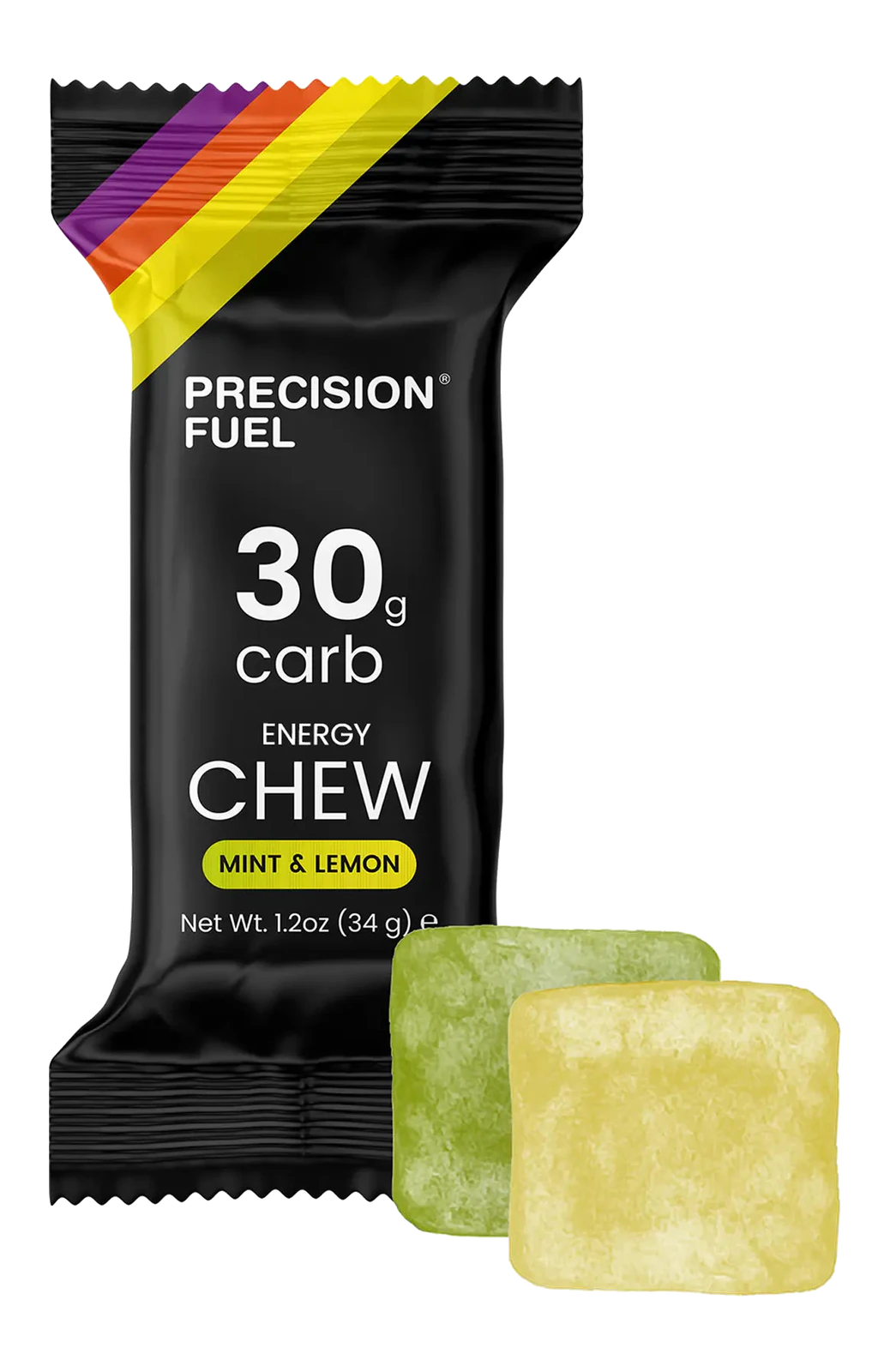 Precision PF30 Chews Mint and Lemon packet and chews
