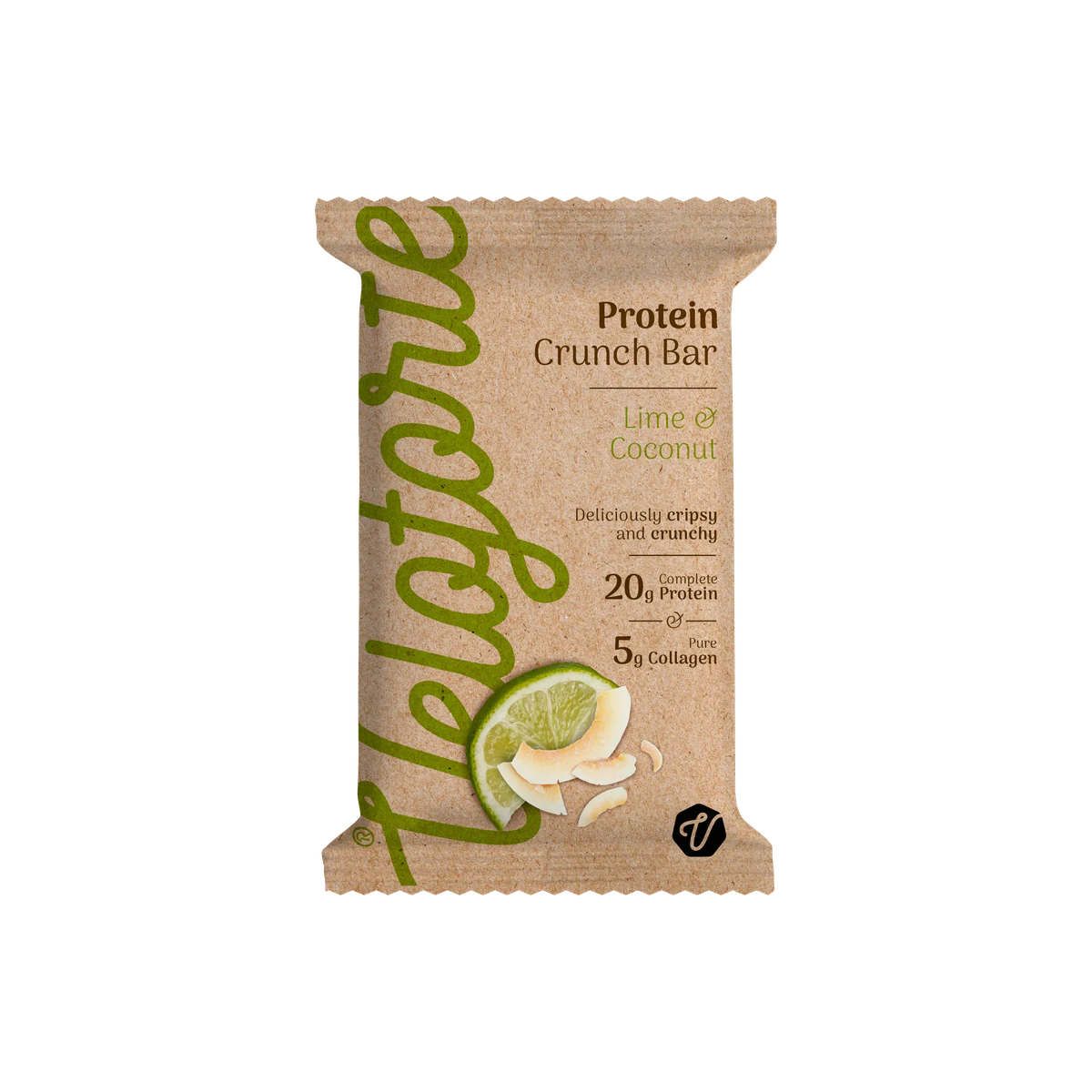 Veloforte - Lime & Coconut - Protein Crunch Bar