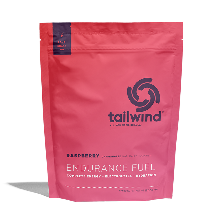 Tailwind Endurance Fuel Raspberry Buzz caffeinated 30 serving pouch