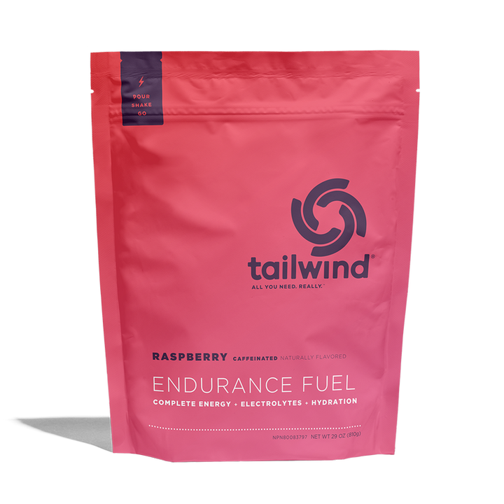 Tailwind Endurance Fuel Raspberry Buzz caffeinated 30 serving pouch
