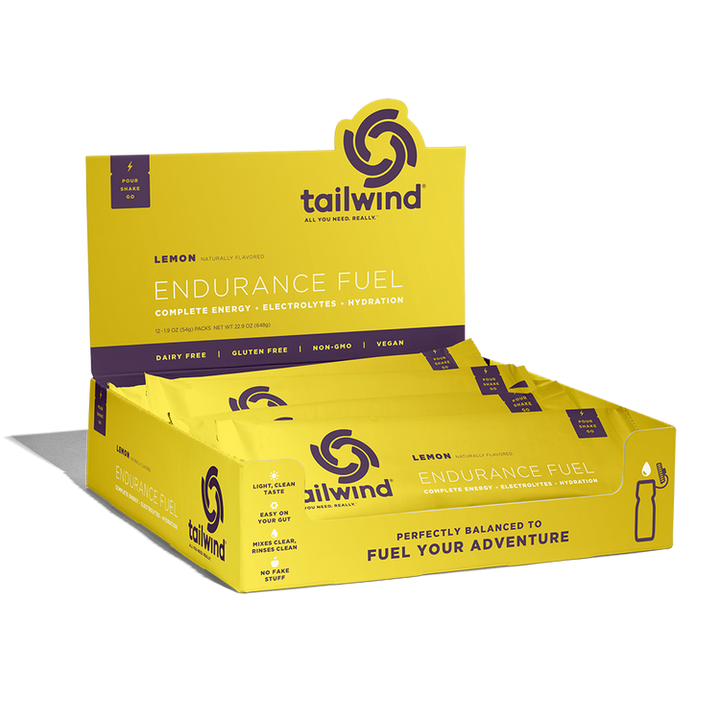 Tailwind Endurance Fuel Lemon 12 stick pack box