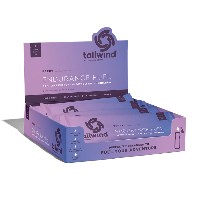 Tailwind Endurance Fuel Berry 12 stick pack box