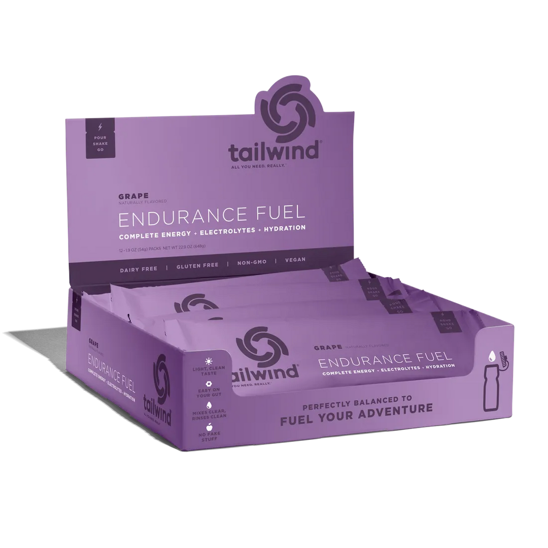Tailwind Endurance Fuel Grape 12 stick pack box