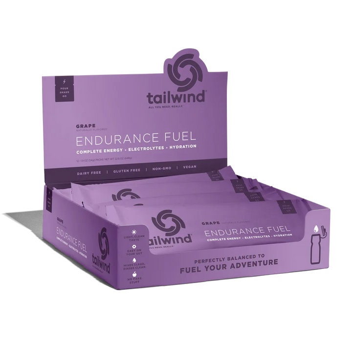 Tailwind Endurance Fuel Grape 12 stick pack box