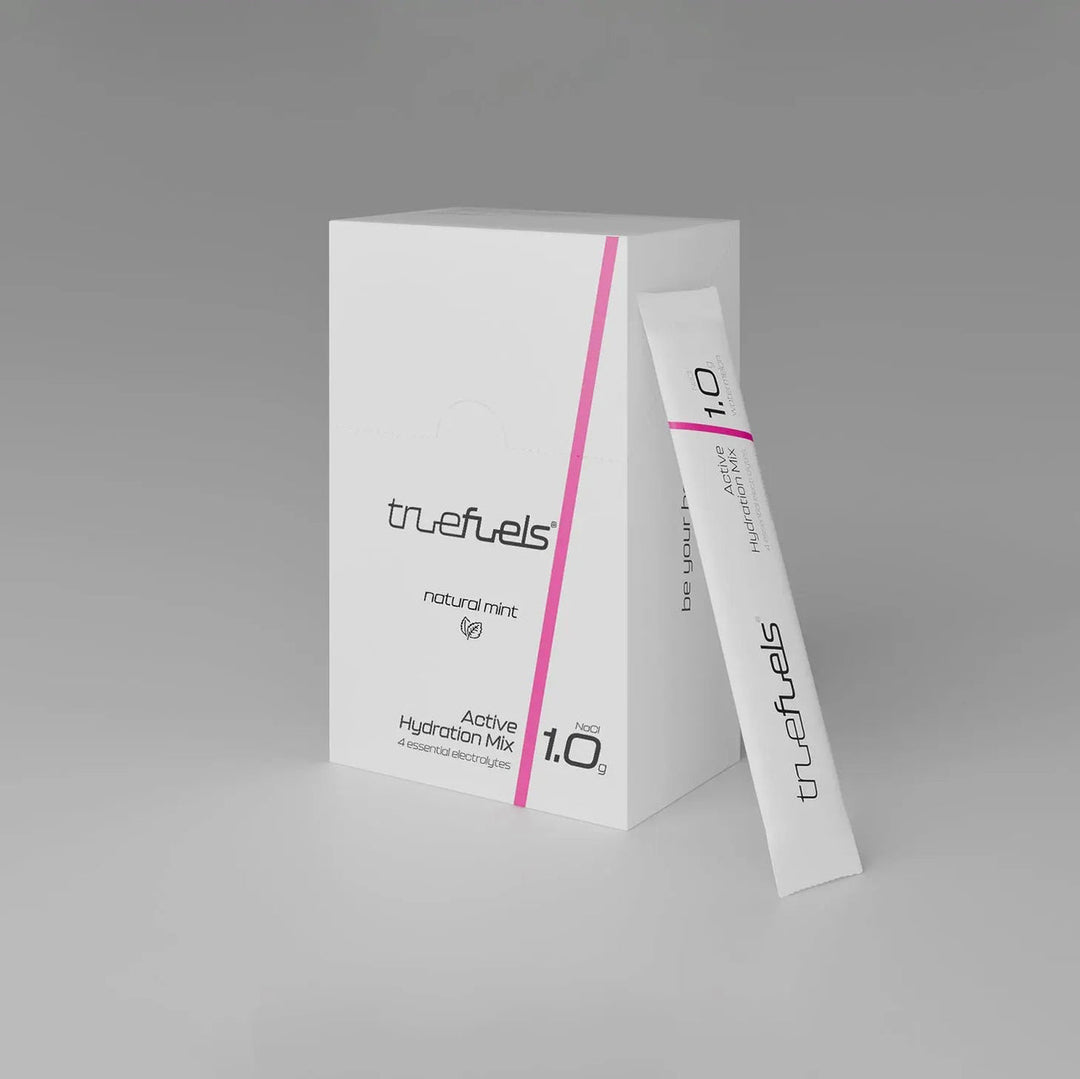 truefuels Mint electrolyte sachet and box
