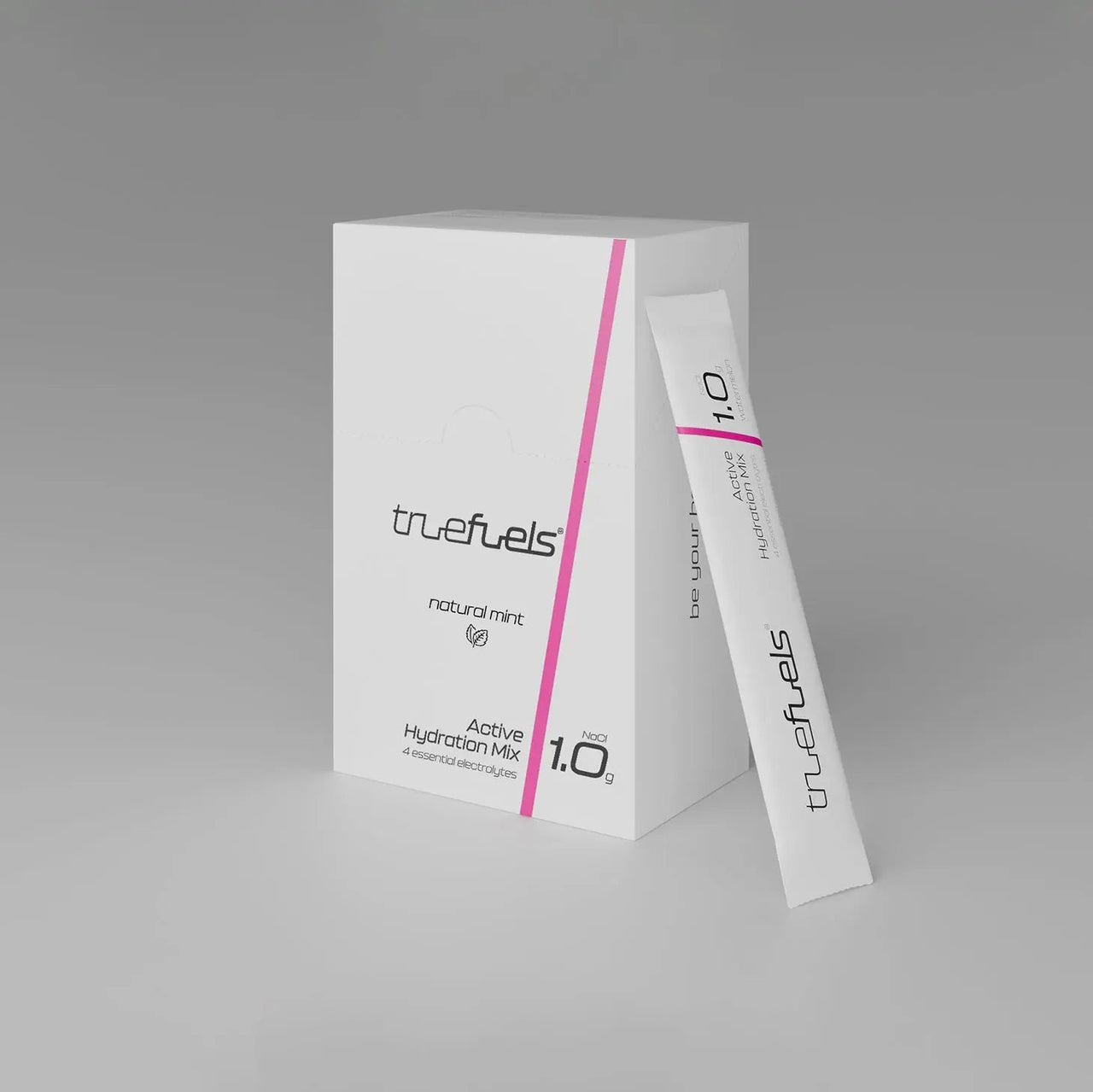 truefuels Mint electrolyte sachet and box