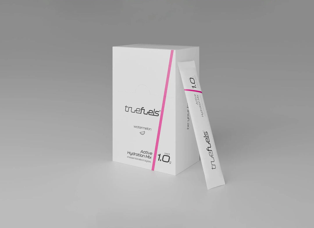 truefuels Watermelon electrolyte sachet and box
